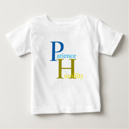 忍耐トドラードレス白 ベビーTシャツ