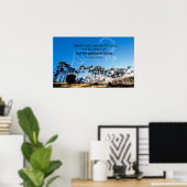 忍耐ポやる気を起こさせるスタプリント ポスター (ホームオフィス)