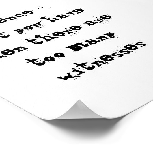 忍耐ポスター ポスター (角)