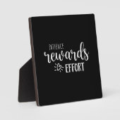 忍耐リワード努力、ハッスル成功ジム フォトプラーク (正面)