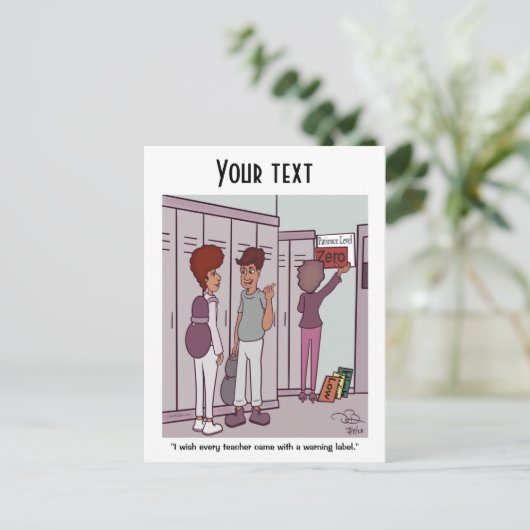 忍耐レベルのポストカード ポストカード (スタンド正面)