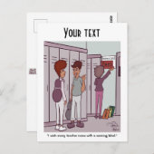 忍耐レベルのポストカード ポストカード (正面/裏面)