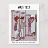 忍耐レベルのポストカード ポストカード (正面)