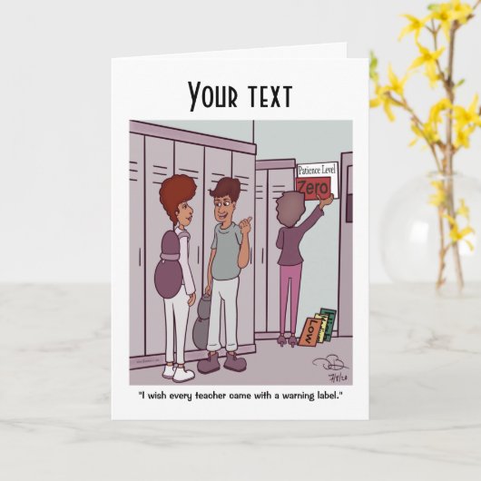 忍耐レベル折り畳みグリーティングカード カード (黄色い花)