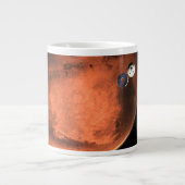 忍耐ローバーのクルーズステージをキャスト。 ジャンボコーヒーマグカップ (正面)