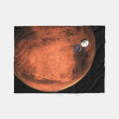 忍耐ローバーのクルーズステージをキャスト。 フリースブランケット (正面(横))