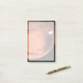 忍耐ローバーのクルーズステージをキャスト。 ポストイット (デスク上)