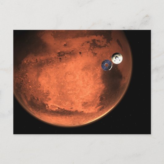忍耐ローバーのクルーズステージをキャスト。 ポストカード (正面)