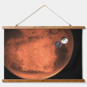 忍耐ローバーのクルーズステージをキャスト。 吊り下げ型タペストリー (正面)