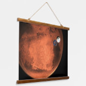 忍耐ローバーのクルーズステージをキャスト。 吊り下げ型タペストリー (傾斜あり)