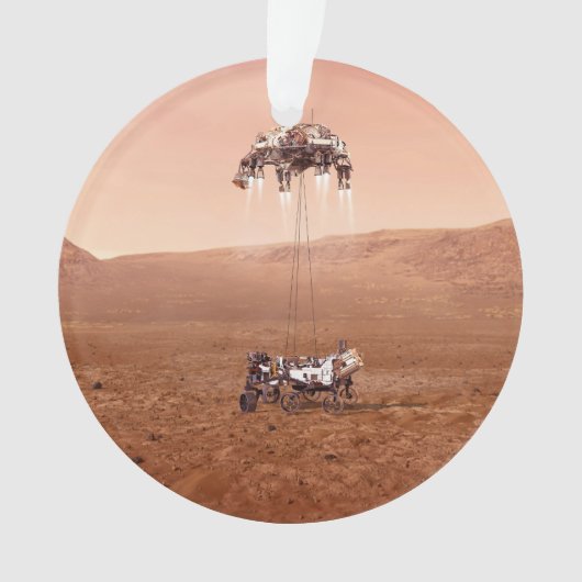 忍耐ローバーは無事に火星に着陸した。 オーナメント (正面)