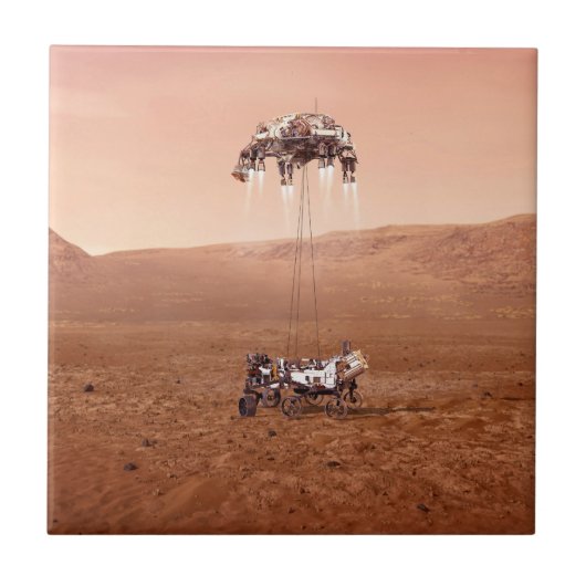 忍耐ローバーは無事に火星に着陸した。 タイル (正面)