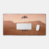 忍耐ローバーは無事に火星に着陸した。 デスクマット (キーボード&マウス)