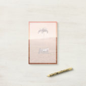 忍耐ローバーは無事に火星に着陸した。 ポストイット (デスク上)