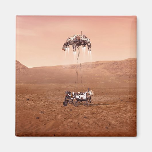 忍耐ローバーは無事に火星に着陸した。 マグネット (正面)