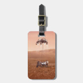 忍耐ローバーは無事に火星に着陸した。 ラゲッジタグ (正面縦)