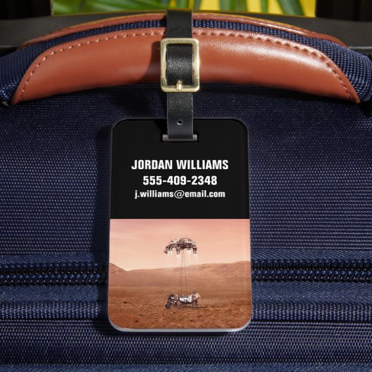 忍耐ローバーは無事に火星に着陸した。 ラゲッジタグ (正面インサイチュ2)