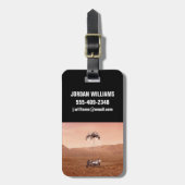 忍耐ローバーは無事に火星に着陸した。 ラゲッジタグ (正面縦)