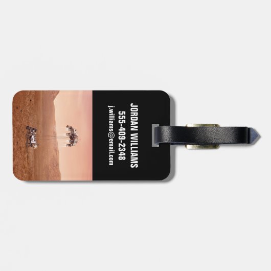 忍耐ローバーは無事に火星に着陸した。 ラゲッジタグ (裏面横)