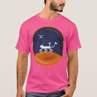 忍耐ローバー火星ナイトシルフートオマージュパット Tシャツ