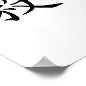 忍耐中国のの象徴 ポスター (角)