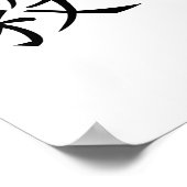 忍耐中国のの象徴 ポスター (角)