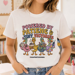 忍耐力で動くパラプロフェッショナル・ダックが面白い Tシャツ