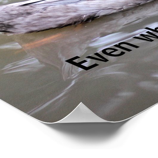 忍耐力のある教室ポスター ポスター (角)