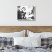 忍耐力の美しいを見つける キャンバスプリント (インサイチュ (寝室))