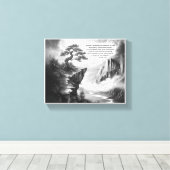 忍耐力の美しいを見つける キャンバスプリント (インサイチュ (ウッドフロア))