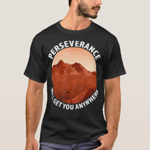 忍耐力はどこへでも火星2020ローバー Tシャツ