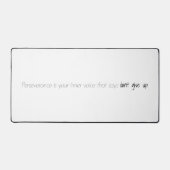 忍耐力デスクマット デスクマット (正面)