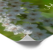 忍耐引用文白感動的花 ポスター (角)