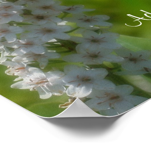 忍耐引用文白感動的花 ポスター (角)