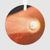 忍耐強いローバーが火星に降下するエアロシェル オーナメント (裏面)