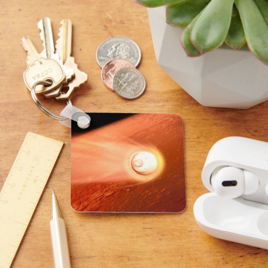 忍耐強いローバーが火星に降下するエアロシェル キーホルダー (デスク)