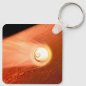 忍耐強いローバーが火星に降下するエアロシェル キーホルダー (裏面)