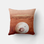 忍耐強いローバーが火星に降下するエアロシェル クッション (裏面)