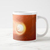 忍耐強いローバーが火星に降下するエアロシェル ジャンボコーヒーマグカップ (右)