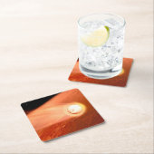 忍耐強いローバーが火星に降下するエアロシェル スクエアペーパーコースター (インサイチュ)