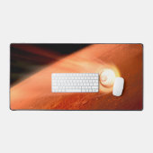 忍耐強いローバーが火星に降下するエアロシェル デスクマット (キーボード&マウス)