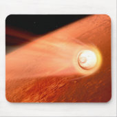 忍耐強いローバーが火星に降下するエアロシェル マウスパッド (正面)