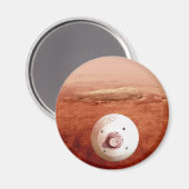 忍耐強いローバーが火星に降下するエアロシェル マグネット (正面/裏面)