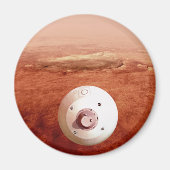 忍耐強いローバーが火星に降下するエアロシェル マグネット (正面)