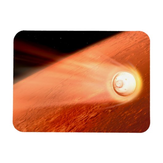 忍耐強いローバーが火星に降下するエアロシェル マグネット (横)