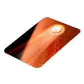 忍耐強いローバーが火星に降下するエアロシェル マグネット (左側)