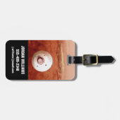 忍耐強いローバーが火星に降下するエアロシェル ラゲッジタグ (正面横)