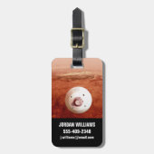 忍耐強いローバーが火星に降下するエアロシェル ラゲッジタグ (正面縦)