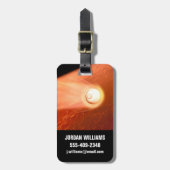 忍耐強いローバーが火星に降下するエアロシェル ラゲッジタグ (正面縦)