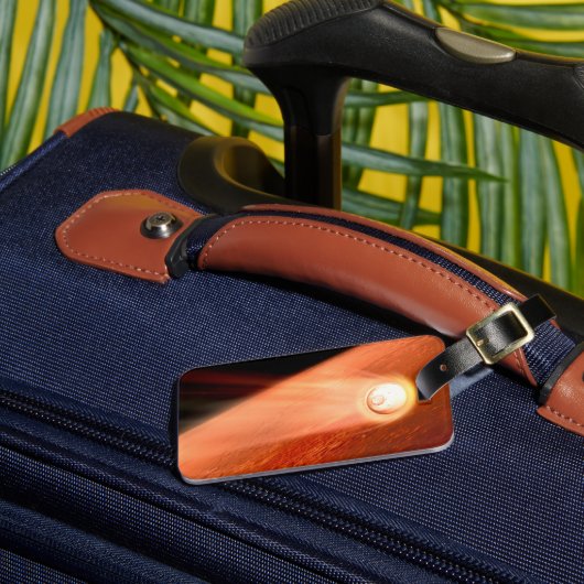 忍耐強いローバーが火星に降下するエアロシェル ラゲッジタグ (正面インサイチュ3)